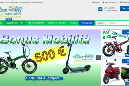 Progenergy: E-Mobility ed Energie Rinnovabili Progenergy: E-Mobility ed Energie Rinnovabili