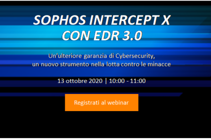 SOPHOS Intercept X con EDR 3.0 SOPHOS Intercept X con EDR 3.0
